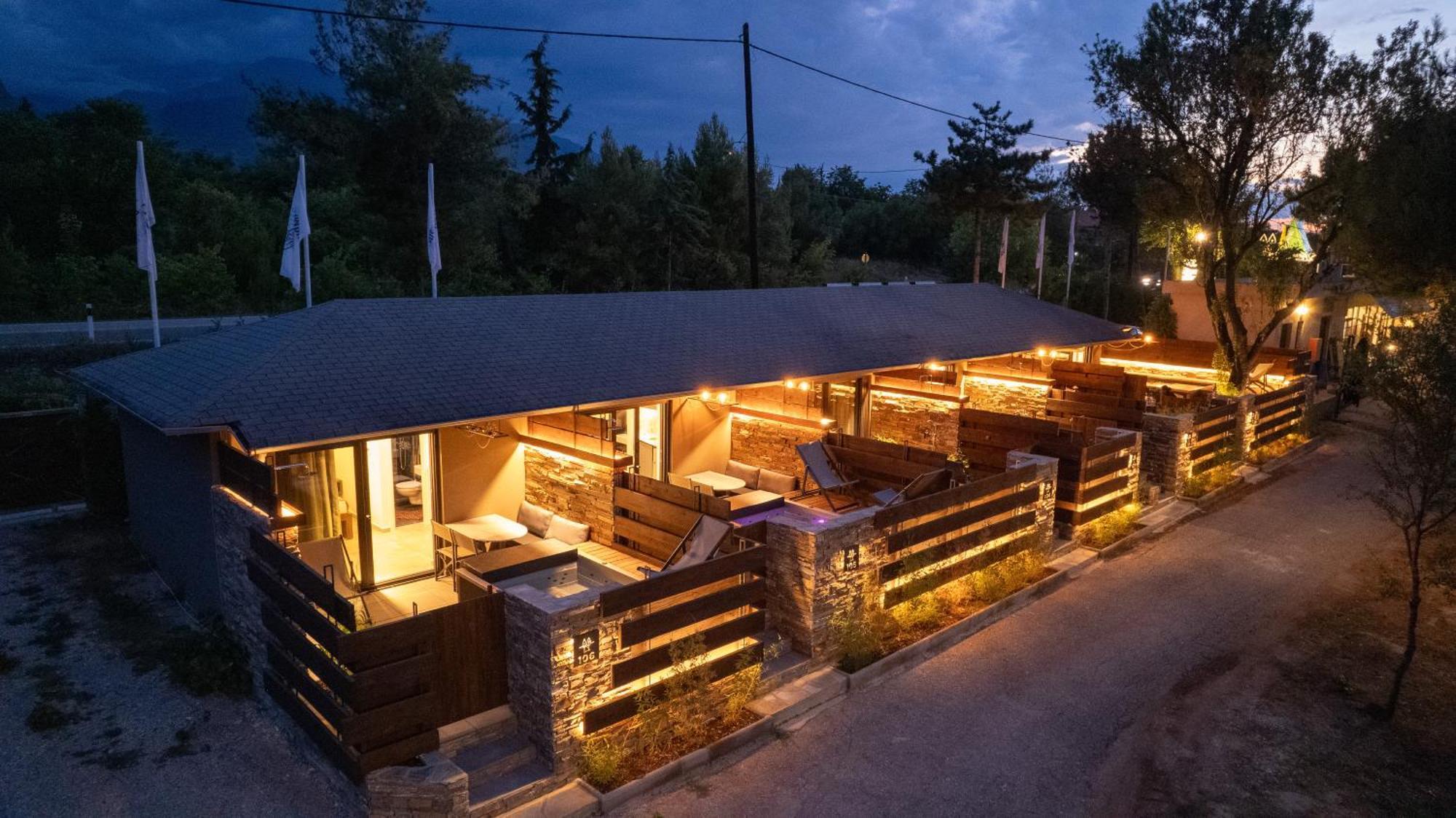 Sylvia Camping & Luxury Suites, Panel Hospitality Homes & Villas 리토코론 외부 사진
