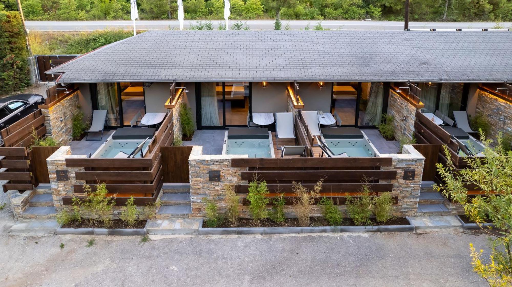 Sylvia Camping & Luxury Suites, Panel Hospitality Homes & Villas 리토코론 외부 사진