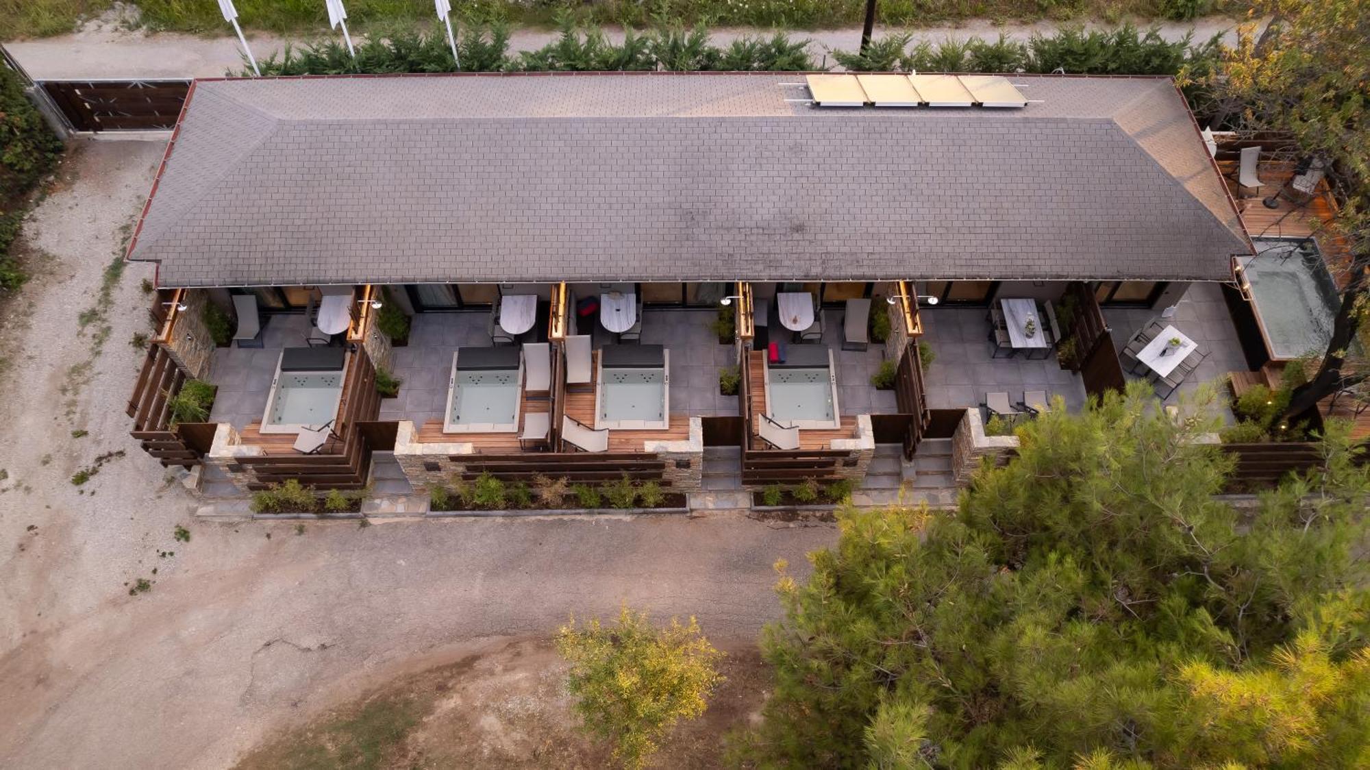 Sylvia Camping & Luxury Suites, Panel Hospitality Homes & Villas 리토코론 외부 사진