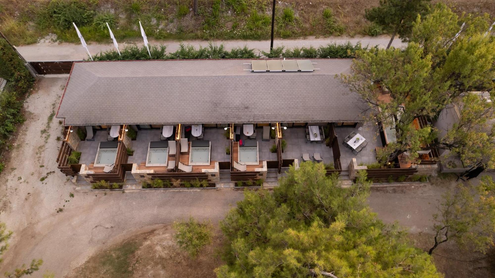 Sylvia Camping & Luxury Suites, Panel Hospitality Homes & Villas 리토코론 외부 사진